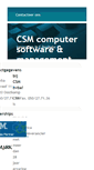 Mobile Screenshot of csmbvba.be
